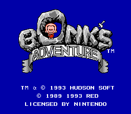 bonk's adventure nes