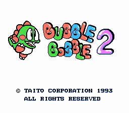 JOGO MEGA DRIVE - BUBBLE BOBBLE