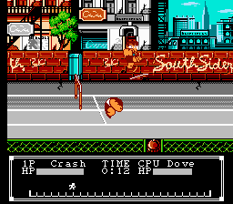 Crash 'n the Boys - Street Challenge » NES Ninja