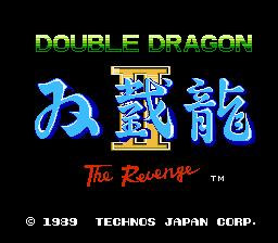 double dragon 2 nes screenshot