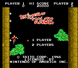 the legend of kage nes