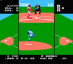 Tecmo Baseball - Screenshot 2/4