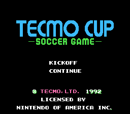 Play NES Tecmo World Cup Soccer (Japan) Online in your browser