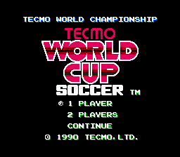 Tecmo World Cup '90 (Sega Genesis) - online game