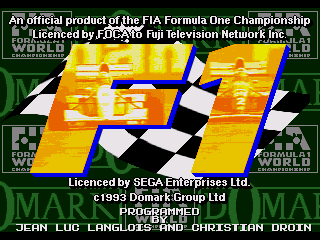 F1 World Championship - Screenshot 1/9