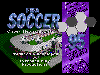 FIFA Soccer 95 - Screenshot 1/9