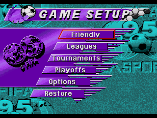 FIFA Soccer 95 - Screenshot 3/9