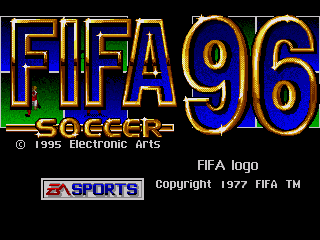 FIFA Soccer 96 - Screenshot 1/9