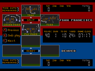 Joe Montana Football - Screenshot 4/5