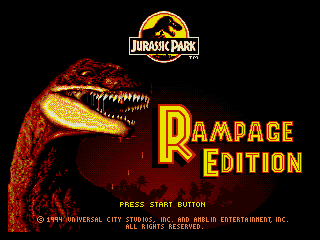 Jurassic Park - Rampage Edition - Screenshot 1/5