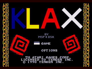 Klax - Screenshot 1/5