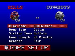 Madden NFL 95 - Screenshot 3/5