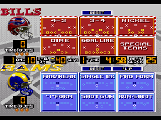 Madden NFL 95 - Screenshot 4/5