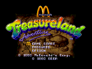McDonald's Treasure Land Adventure - Screenshot 1/5