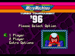 Micro Machines - Turbo Tournament '96 - Screenshot 1/5