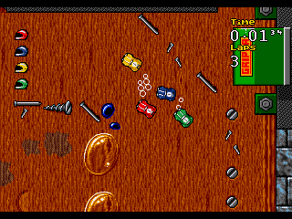 Micro Machines - Turbo Tournament '96 - Screenshot 4/5