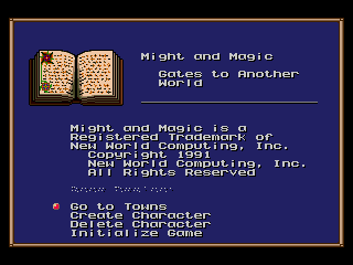 Might and Magic - Gates to Another World - Screenshot 1/7