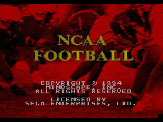 NCAA College Football - Screenshot 1/5