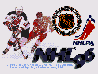 NHL 96 - Screenshot 1/9