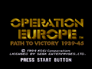 Operation Europe - Path to Victory 1939-1945 - Screenshot 1/9