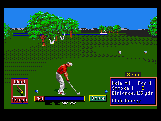 PGA Tour Golf II - Screenshot 3/5