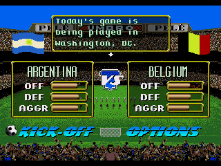 Pele's World Tournament Soccer - Screenshot 3/5