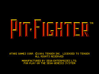 Pit Fighter - Screenshot 1/5