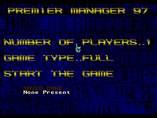 Premier Manager 97 - Screenshot 1/7