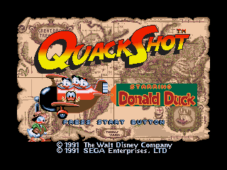 Quack Shot Starring Donald Duck - Screenshot 1/5