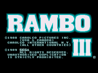 Rambo III - Screenshot 1/5
