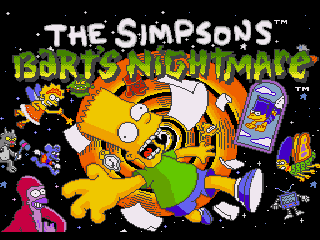 Simpsons, The - Bart's Nightmare - Screenshot 1/5