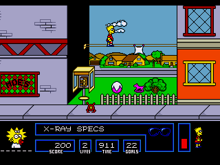 Simpsons, The - Bart vs The Space Mutants - Screenshot 3/5