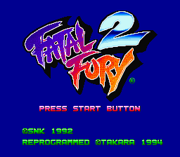 Fatal Fury 2, Nintendo