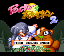 Pocky Rocky 2 Nes Ninja