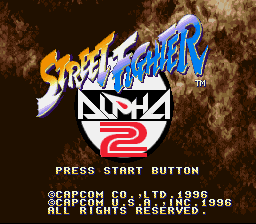 Street Fighter Alpha 2 - Screenshot 1/5