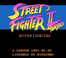 Street Fighter II Turbo - Hyper Fighting - Screenshot 1/7