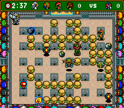 Super Bomberman 4: Normal Game: Level 1-4 to 1-6 