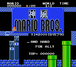 Super Mario Bros. - Hack Collection » NES Ninja