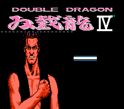 Double Dragon IV 4 Nintendo NES Video Game -  Hong Kong